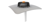 Jednostenný strešný vpust pre nezateplené strechy s integrovanou PVC manžetou